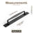 Solid Spindle Bar Pull With Backplate(Gban)-119745796-119745797