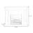 Black Solid Wood Electric Fireplace-1945240198