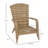 Comfortable Rattan Wicker Patio Chair with Tall Curved Backrest and Soft Cushions for Indoor and Outdoor Use-1784899722