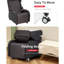 Fauteuil de massage inclinable électrique en similicuir-1807966306