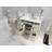 42'' Single Bathroom Vanity with Quartz Top-75049211