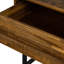 Table de chevet à tiroir simple Rustic Acacia
