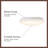 Tio 11-in Acrylic White dimmable LED Flush Mount