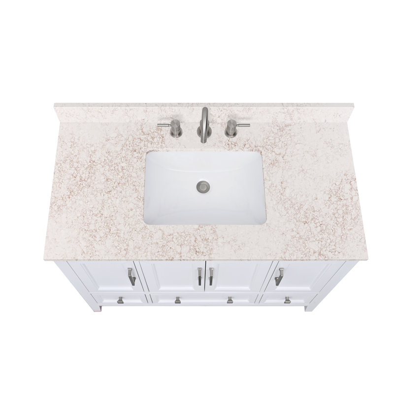 43'' W Single Vanity Top, Alluring