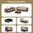 7 Piece Wicker Outdoor Patio Conversation Furniture Set with Cushions and Coffee Table-1119709654-1119709651