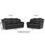 3+2 Sofa Set Faux Leather
