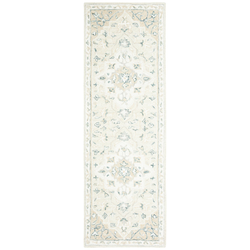 Dalewood Hand-Tufted Wool and Cotton Rug, Runner 2'3" x 15'