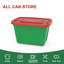 Bacs de rangement de 18 gallons avec couvercles - Rouge et vert