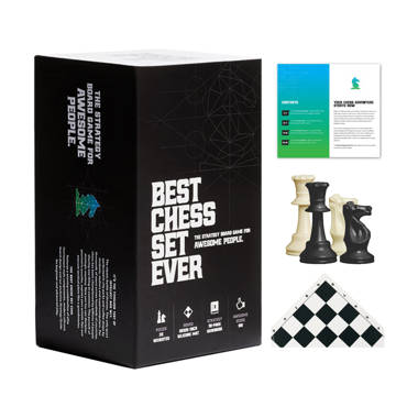 Chess Made Simple, Beginner Learning Chess Set with Chess Board and Chess  Pieces 2-Player Strategy Board Game, for Adults and Kids Ages 8 and up