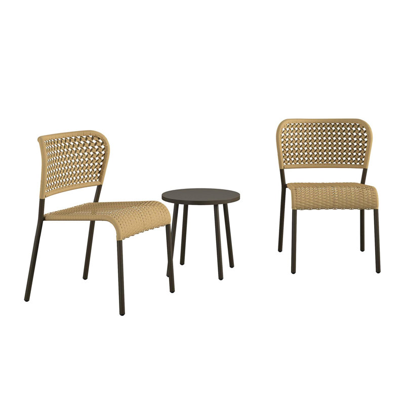 Briar 3-Piece Wicker Chat Set