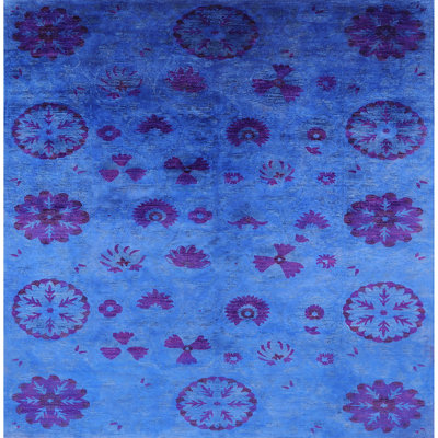 Tapis oriental bleu