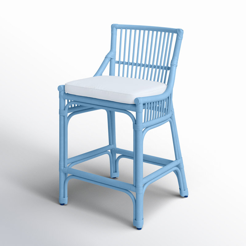 Tabouret de bar Barkley, Bleu