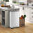 2 Pack Trash Can Combo Set With Step-on Pedal Removable Inner Buckets For Kitchen