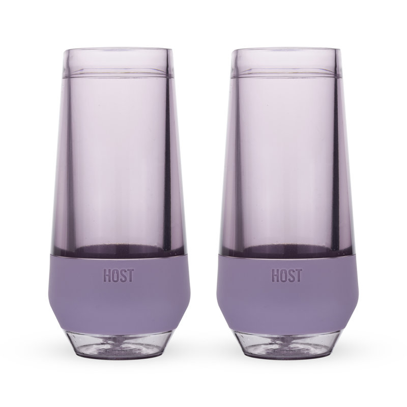 Champagne FREEZE Cooling Cups, Purple