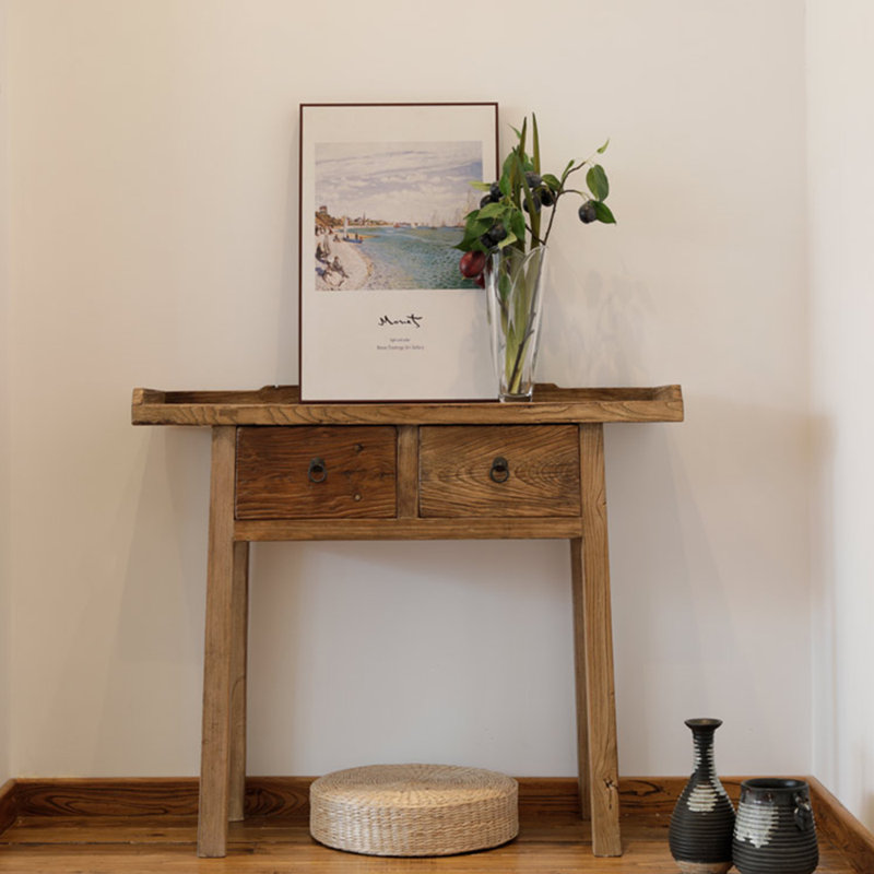 Simple retro console table