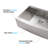 33X22x10"Farmhouse Apron Single Bowl Stainless Steel Kitchen Sink With Workstation-123477605
