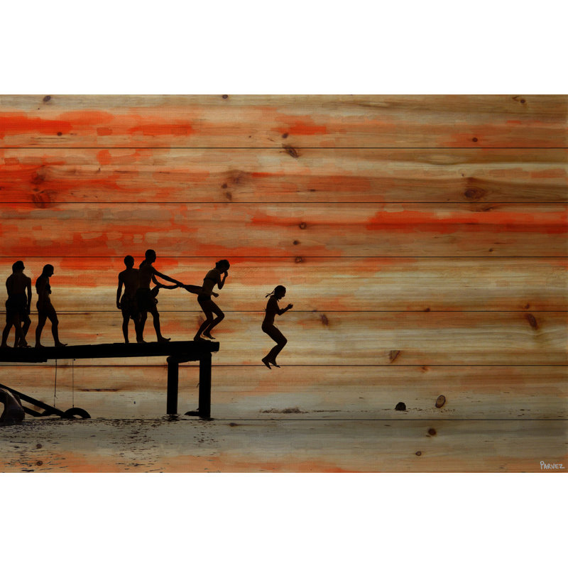 " Caught Ya " by Parvez Taj, 24" H x 36" W x 1.5" D