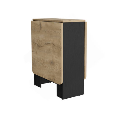 Table pliante Gateleg compacte et compacte