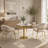 Round Modern Dinning Table 31.5 Inches Bistro Table Tulip Table-521411344