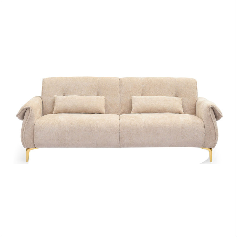 Canapé Livia, Beige, H 34,3 po x l 81,1 po x P 31,5 po