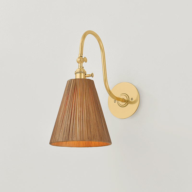 Ruthin Wall Sconce in Aged Brass