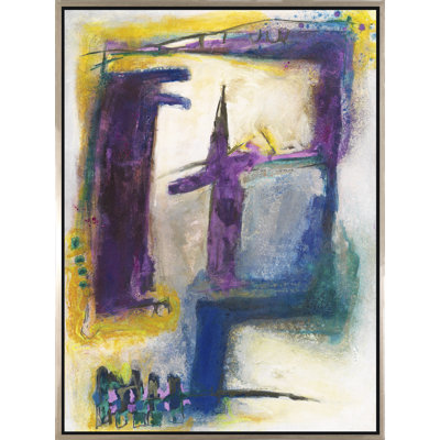 That Was Ensuite - peinture sur toile à cadre flottant