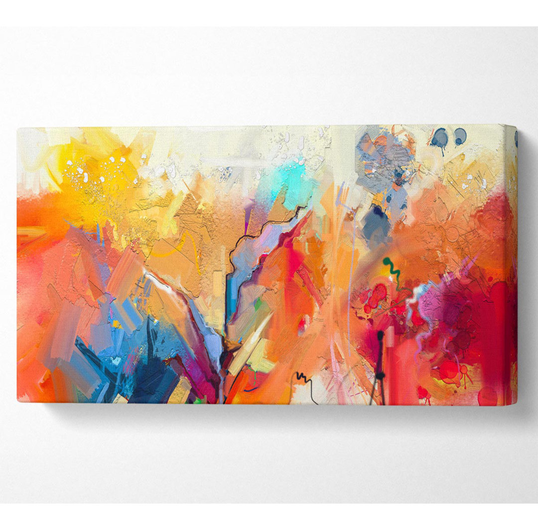 Arborway Colour Spill Flowers - Kunstdrucke auf Leinwand