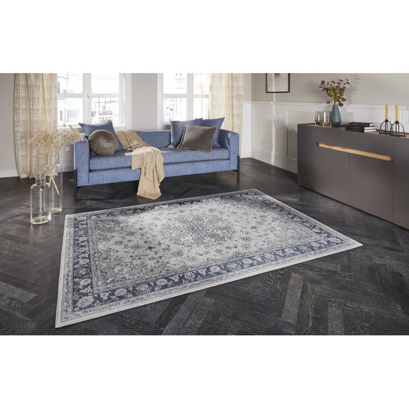 Nain Tufted Sapphire Rug, Rectangle 200 x 290cm