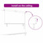 Vidaxl Outdoor Roller Blind Striped Fabric-117470698-117470697