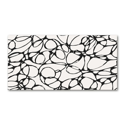 Chaotic Circles - Wrapped Canvas Print