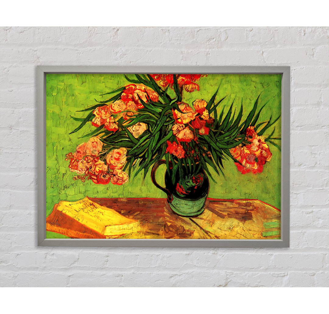 Van Gogh Stillleben Vase mit Oleander und Büchern - Drucken