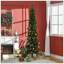 Crayon, arbre de Noël artificiel, aiguilles de pin fines avec branches réalistes, pommes de pin, base en métal