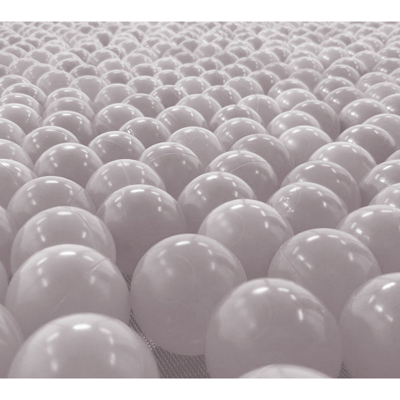 Machrus Upper Bounce Crush Proof Plastic Trampoline Pit Balls, 200, White