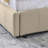 Full Velvet Upholstered Bed Frame, Sofa Style, Backrest-798725412-798725419