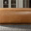 Banc en cuir PU moderne de style japonais de 47 po Mundubbera