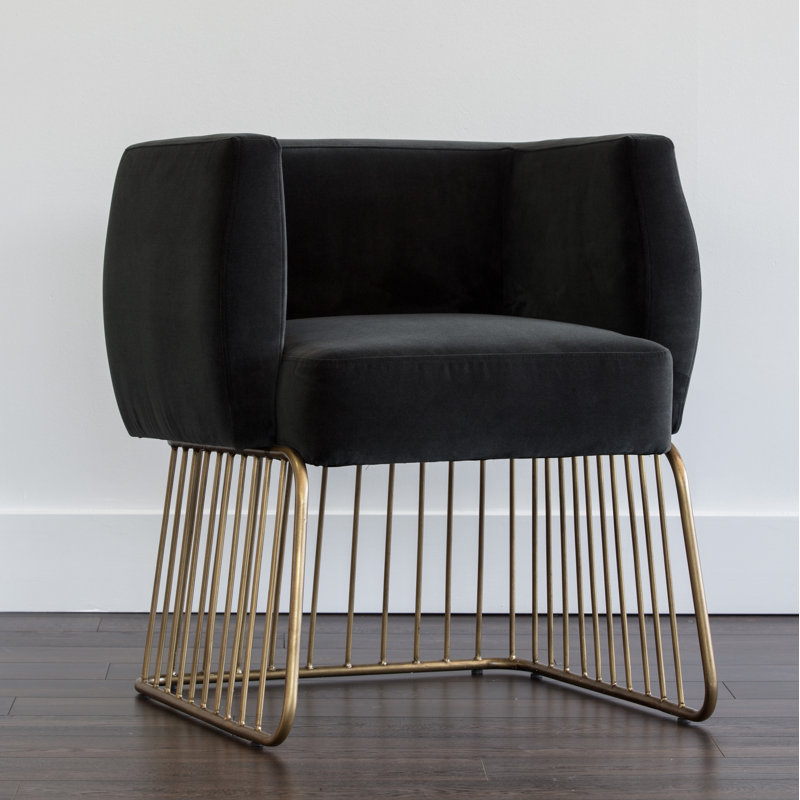 Directions Upholstered Arm Chair, Gray