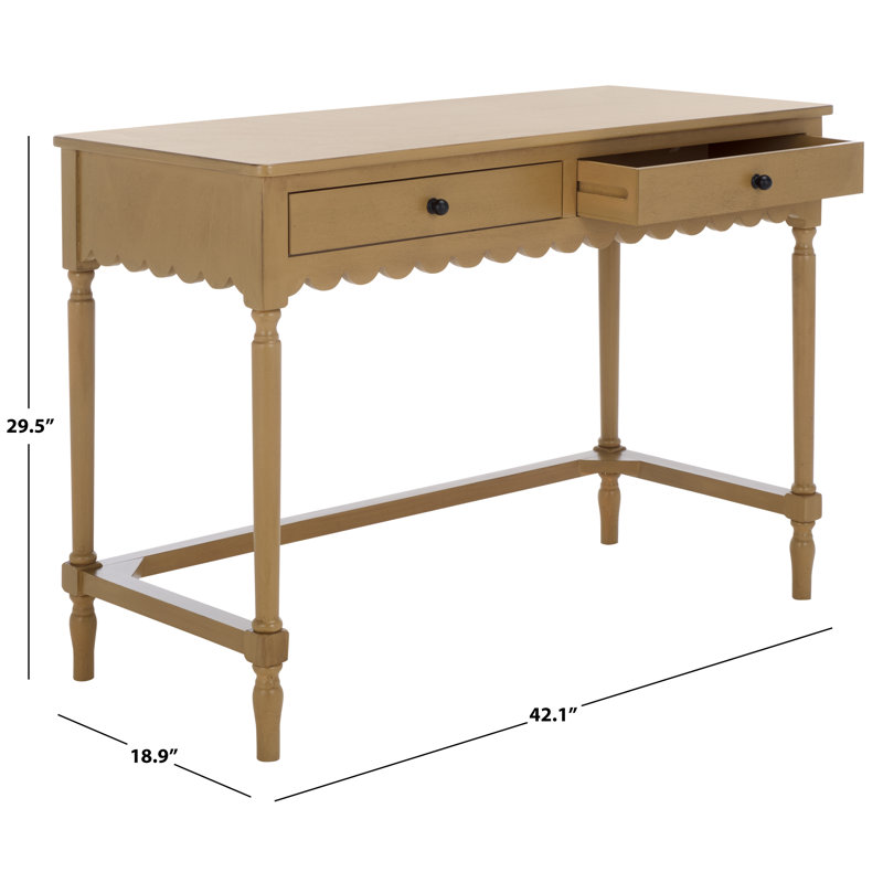Haven Wood Writing Desk, Brown
