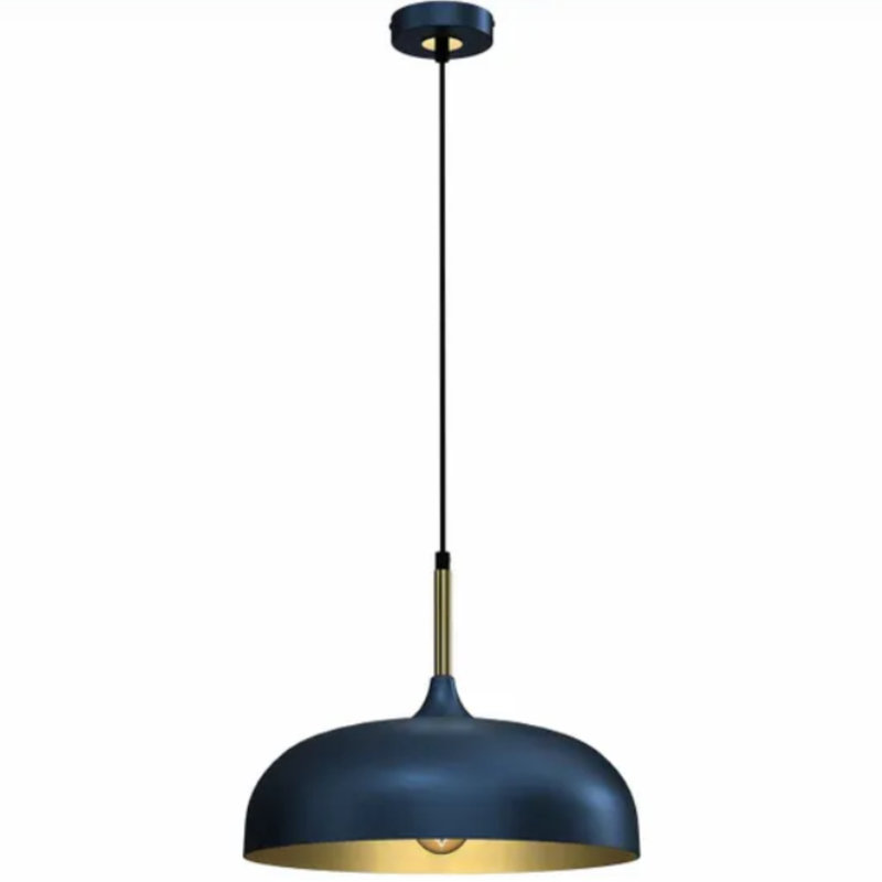 Milagro Pendant Lamp Lincoln Blue/gold 1xe27 35cm