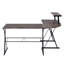 Hillsborough L-Shaped Metal Base Writing Desk