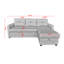 5 Seater Fabric Sofa-1531033490