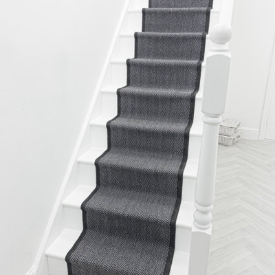 Stair Runner Geometric Flatweave Area Rug