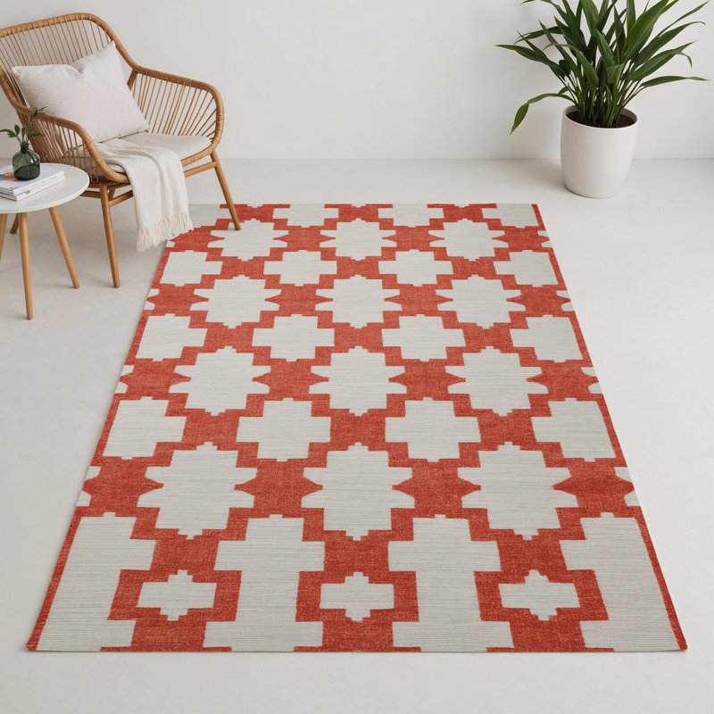 Tapis gris intérieur et extérieur Trellis, Rectangle 5 pi x 7 pi