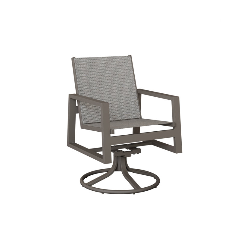 Chaise berçante pivotante berçante Vida de Berlin Gardens, Corbeau Jazzy, Graphite