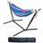 Hamac double Vullnet Basics avec support en métal compact
