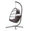 Chaise suspendue en osier pour l'extérieur-583888413-583888415