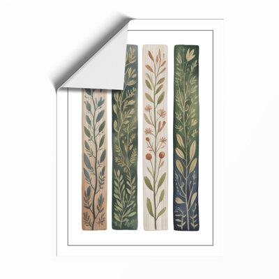 Pattern Study Botanical - Framed Print