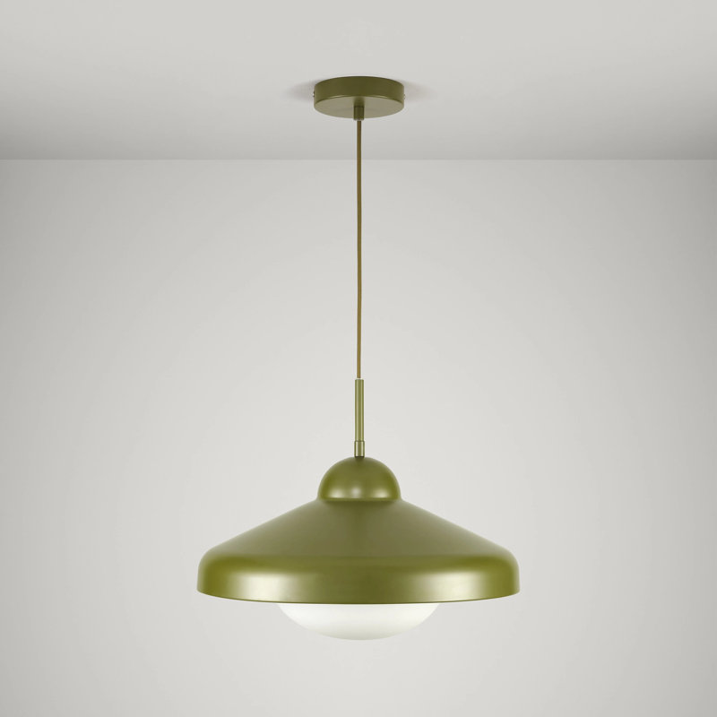 Luminaire suspendu Freya, Vert kaki