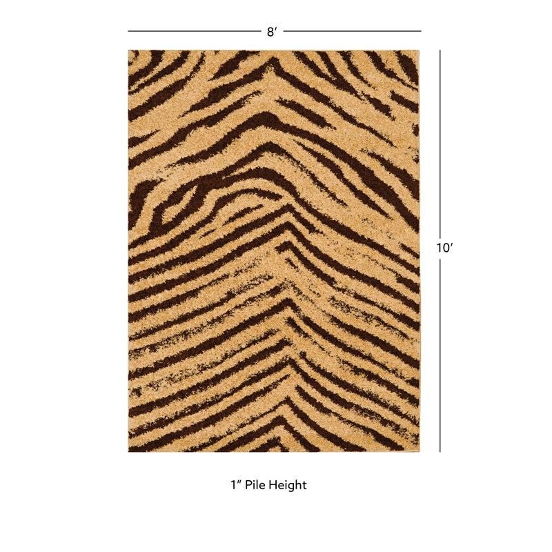 Tapis brun / brun Brookstead, Rectangle 8 pi x 10 pi
