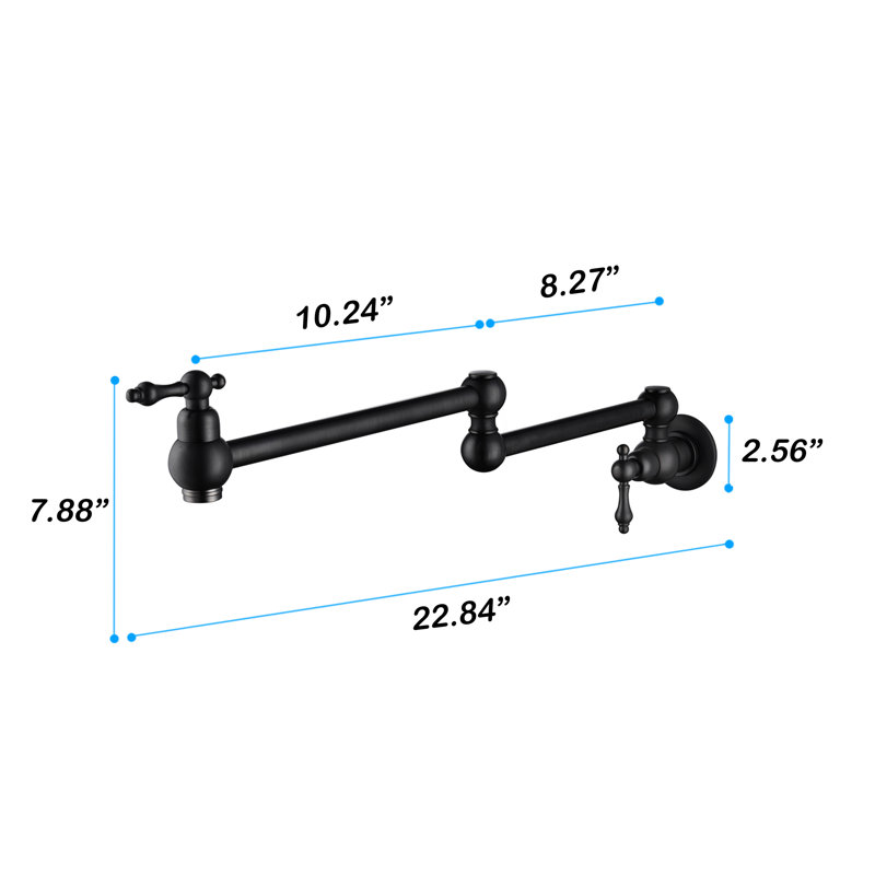 Dilon Kitchen Faucet, Matte Black