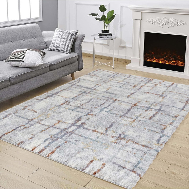 Loft Shag Multi Shaggy Area Rug, Rectangle 7'10" x 9'10"